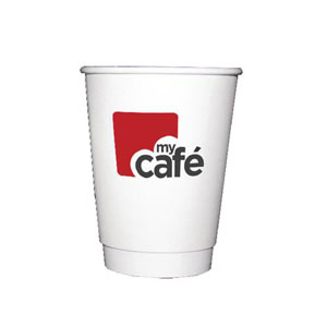 12oz Double Wall - My Cafe Cup - 25x Per Pack